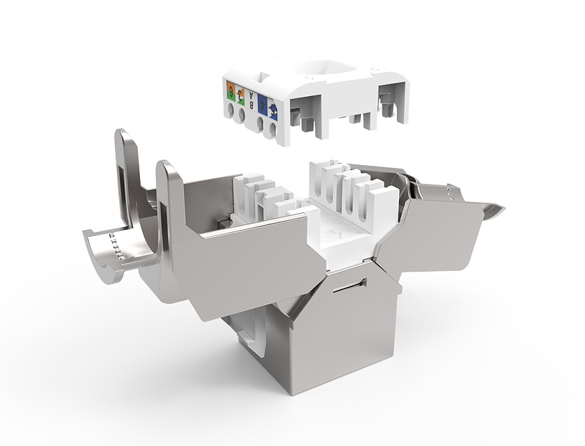 免打網絡模塊打線方式是什么?免打模塊如何裝網線?