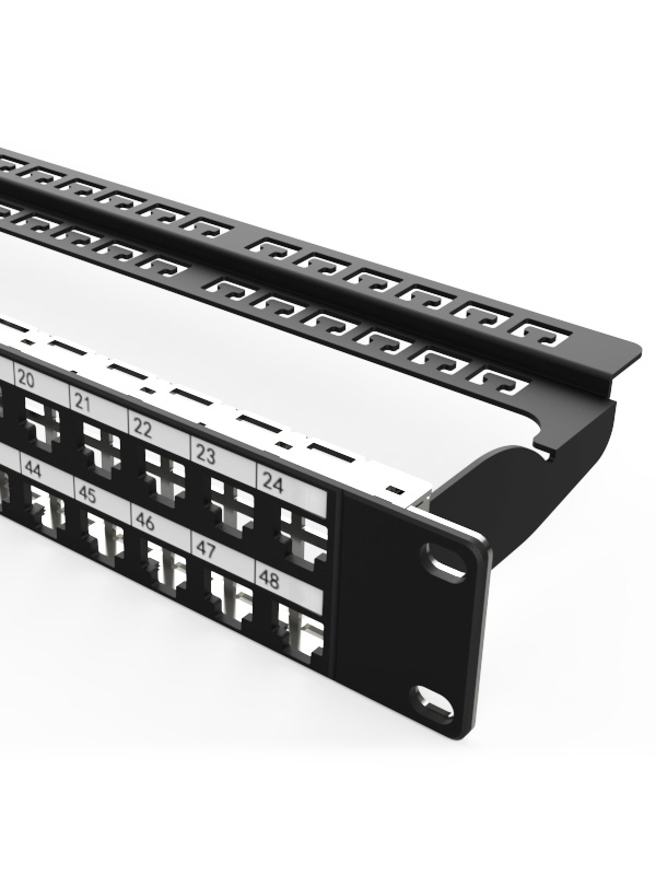 1U48口-直通網絡空配架