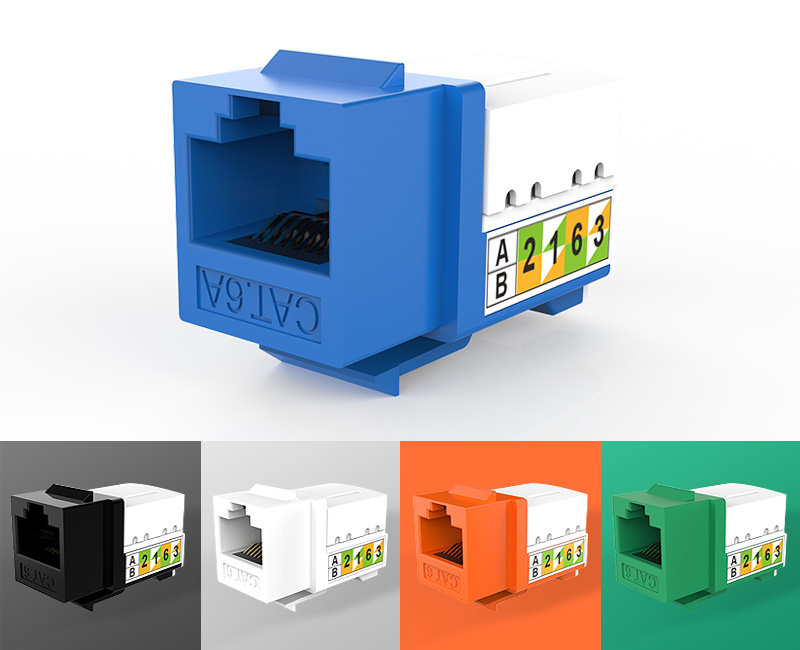 英曼超六類-網(wǎng)絡(luò)模塊 Keystone Jack