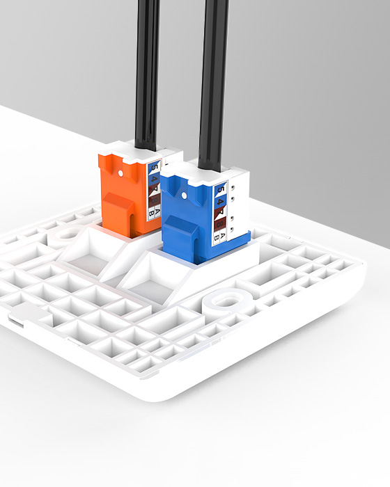 超六類網絡模塊