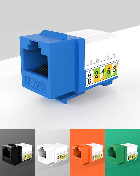 超六類網絡模塊