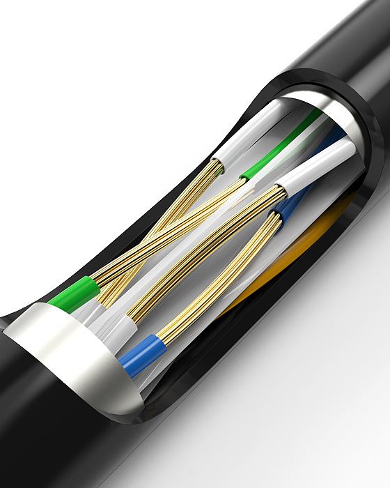 超六類屏蔽網線