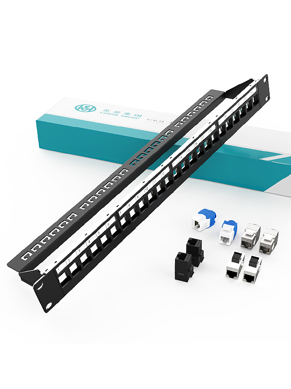 1U24口-屏蔽網絡空配架