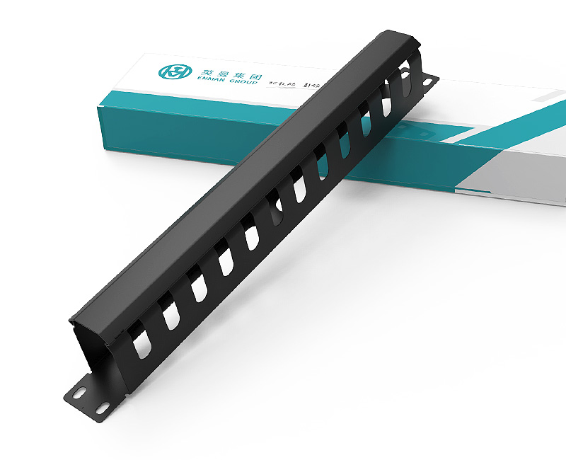 英曼19寸-1U24口金屬理線架，標(biāo)準(zhǔn)網(wǎng)絡(luò)工程金屬理線架，綜合布線機(jī)柜配件，電話網(wǎng)絡(luò)服務(wù)器配線架