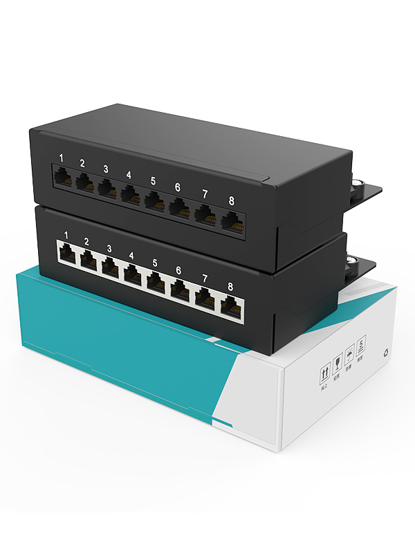 1U 8 ports Patch Panel