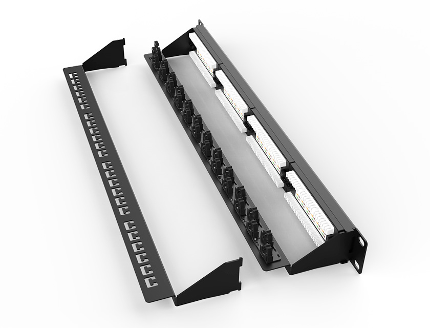 1U24口-非屏蔽網(wǎng)絡(luò)配線架詳解！