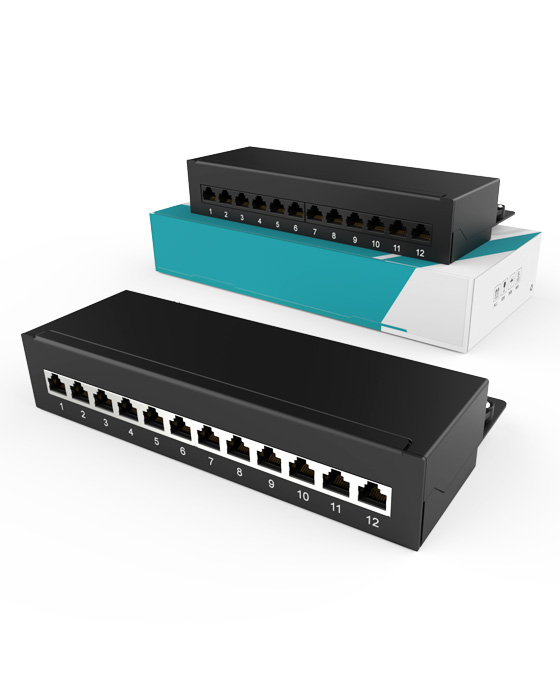 1U12口-防塵網絡配線架