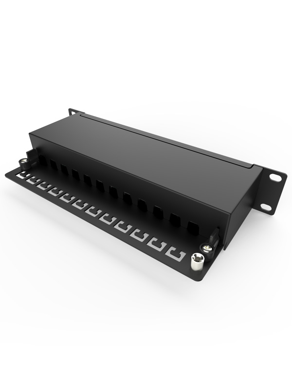 1U12口-防塵網絡配線架