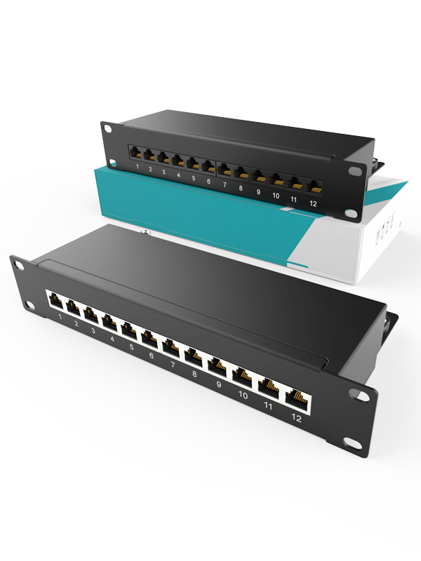 1U12口-防塵網絡配線架