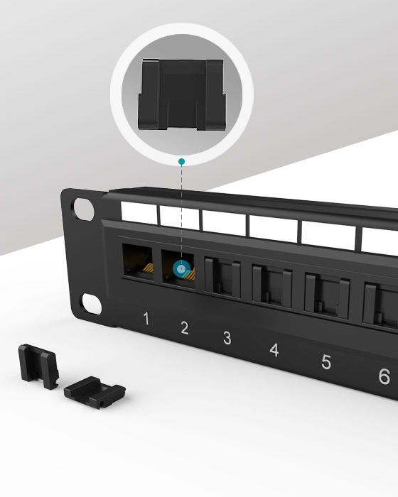 1U12口-網絡配線架
