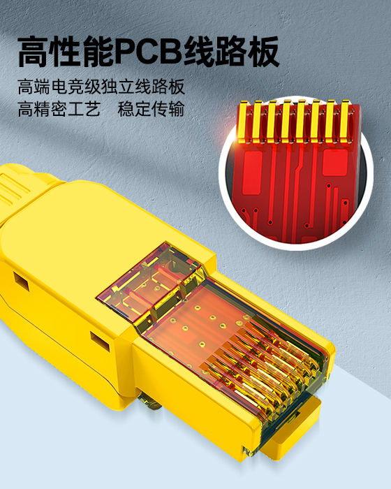 超短免打水晶頭