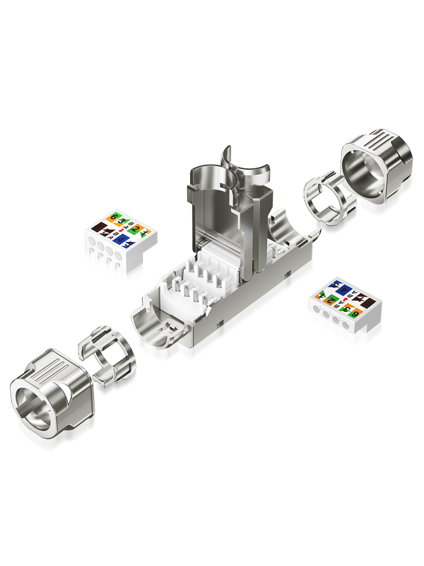 屏蔽款-網線延長對接器