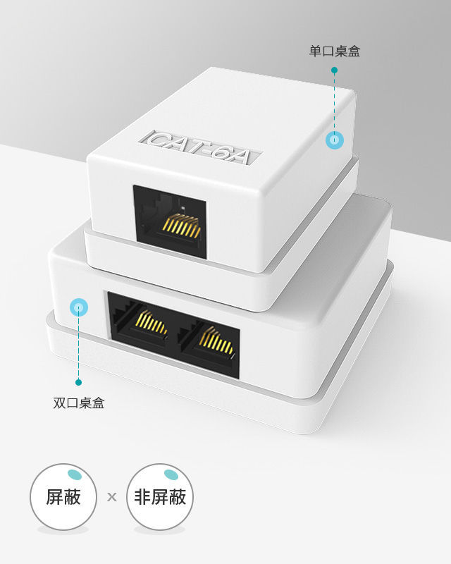 單口雙口-網(wǎng)絡(luò)接線盒