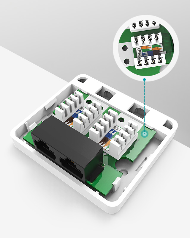 單口雙口-網(wǎng)絡(luò)接線盒