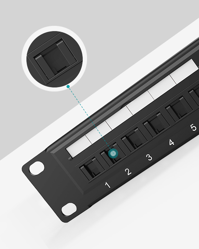 1U24口-防塵網(wǎng)絡配線架