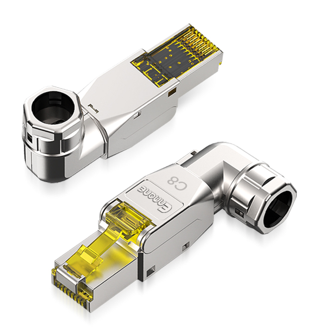 八類鋅合金免打水晶頭